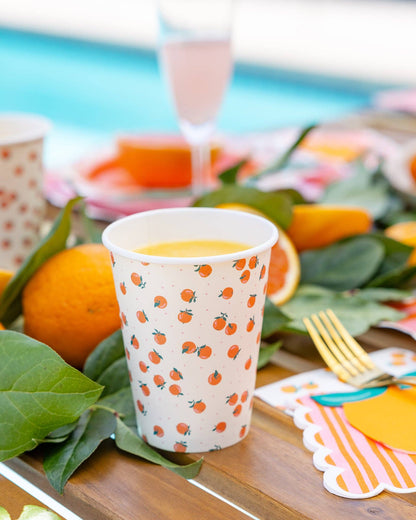 SCATTERED ORANGE CUPS