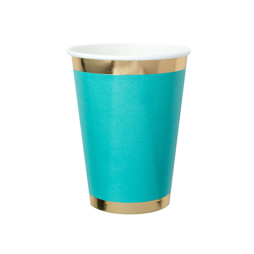 TURQUOISE POSH CUPS