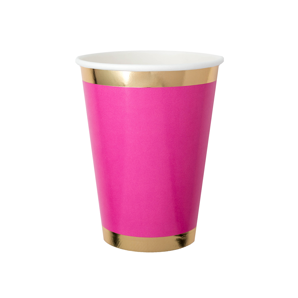 HOT PINK POSH CUPS