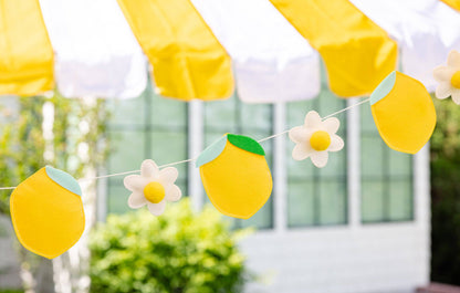 LEMON FELT BANNER