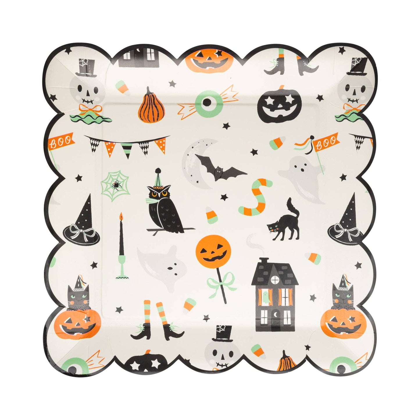 SCATTERED HALLOWEEN PLATES
