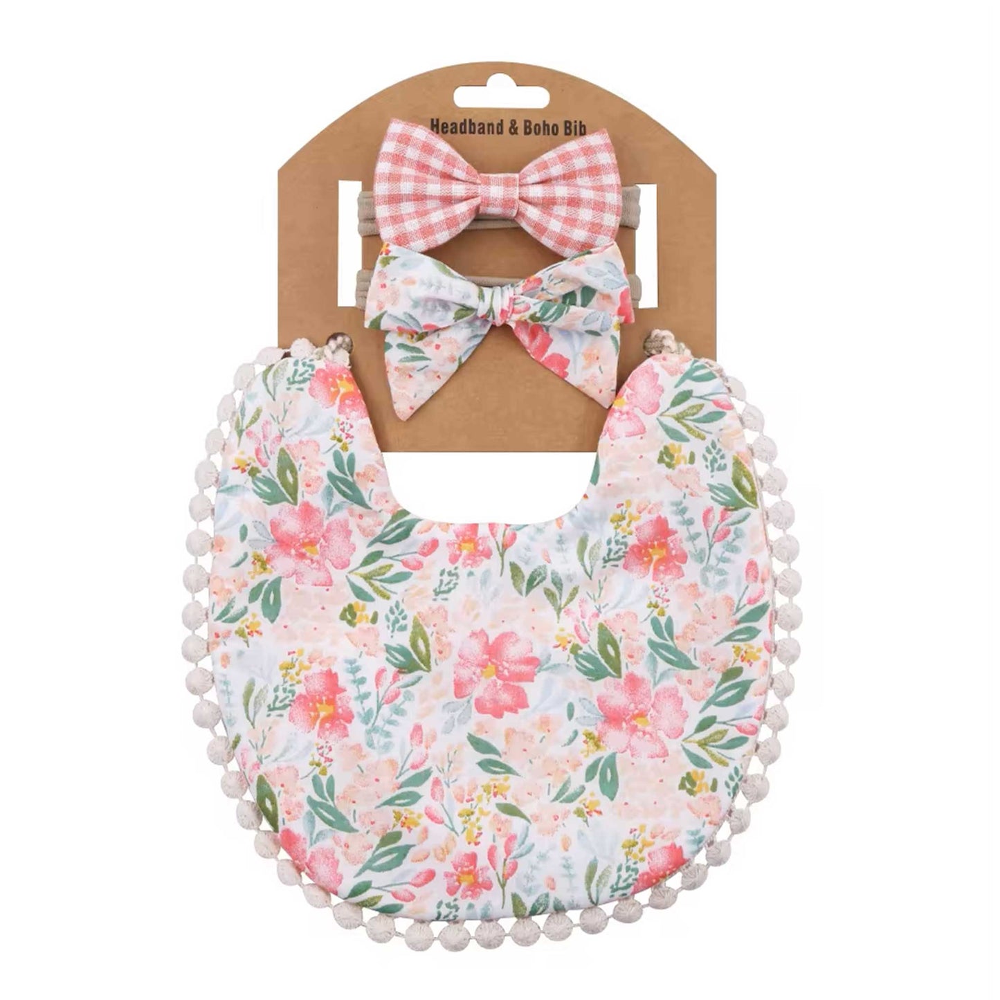 REVERSIBLE BIB + HEADBAND SET