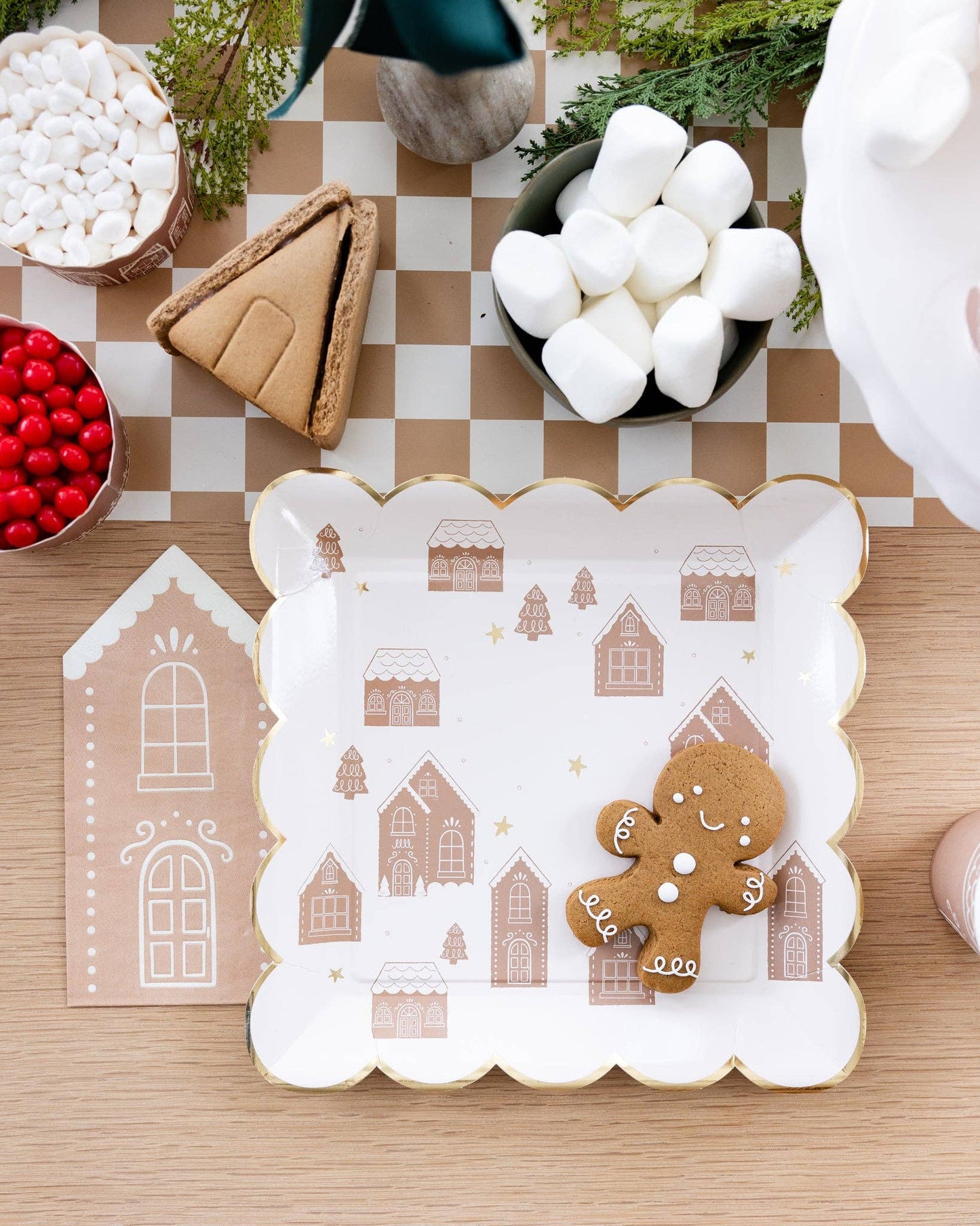 GINGERBREAD HOUSE NAPKINS