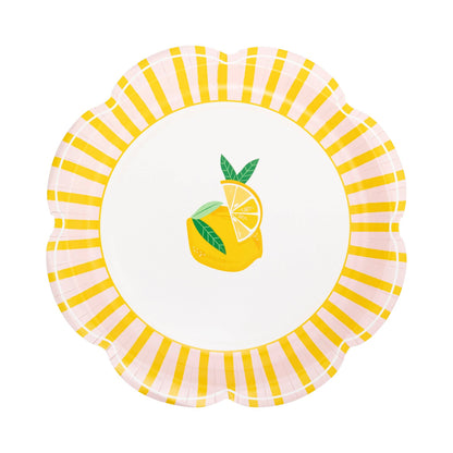 STRIPED LEMON PLATES