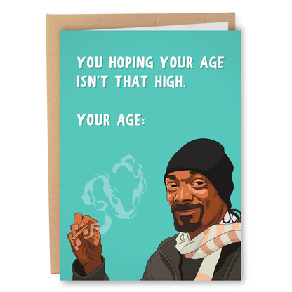 SNOOP DOGG BIRTHDAY CARD