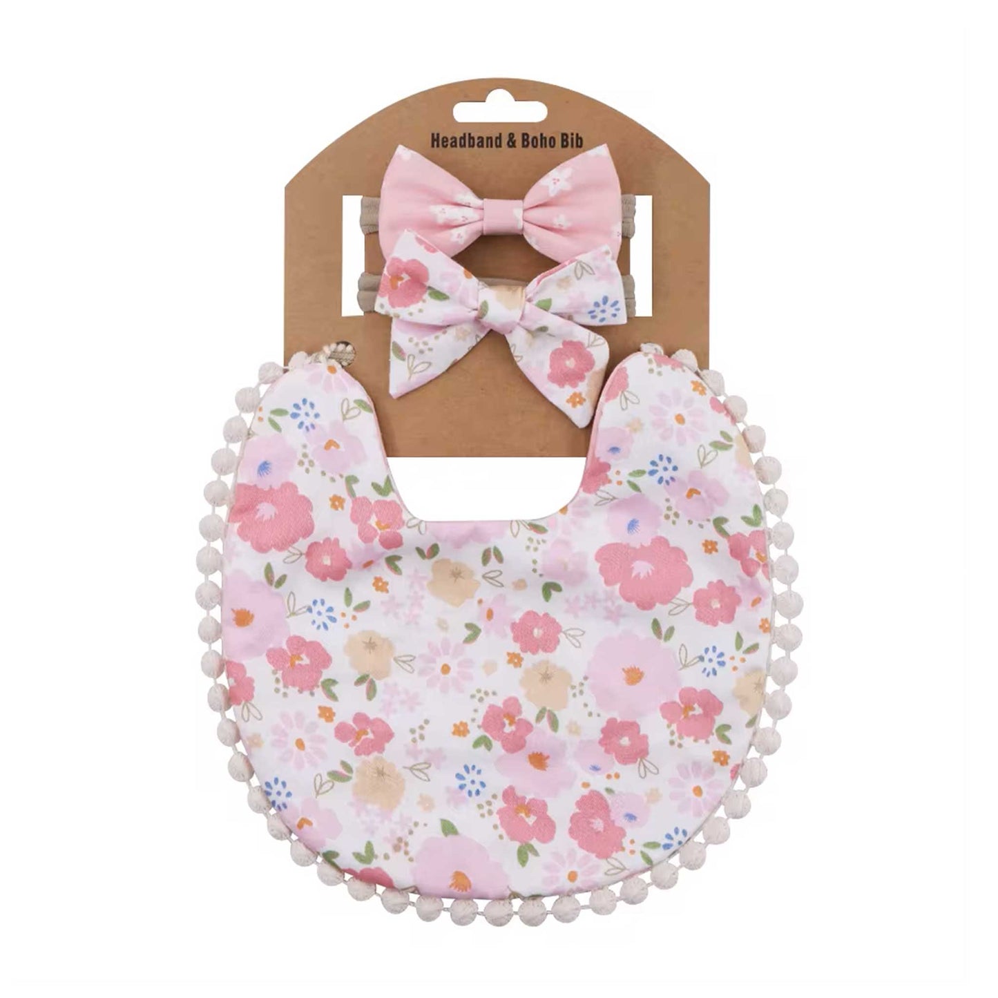 REVERSIBLE BIB + HEADBAND SET