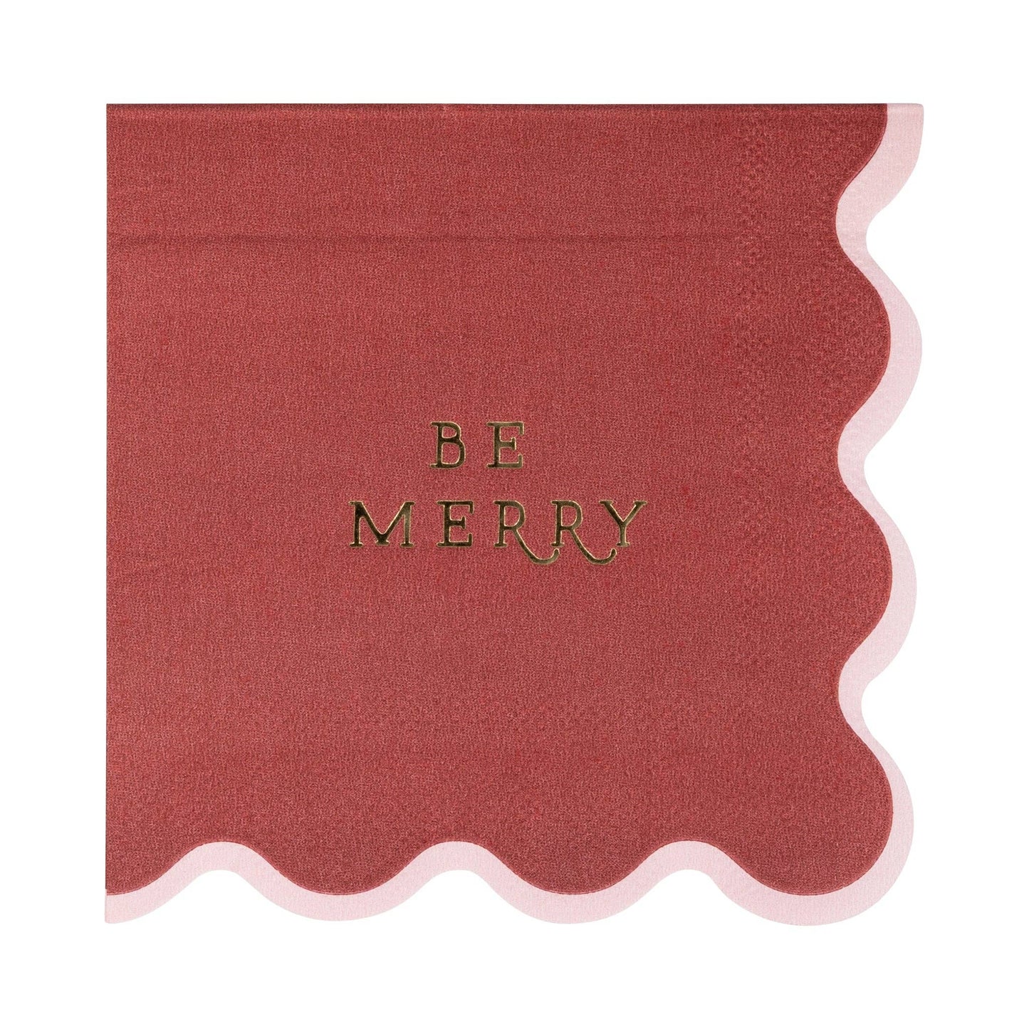 BE MERRY NAPKIN SET