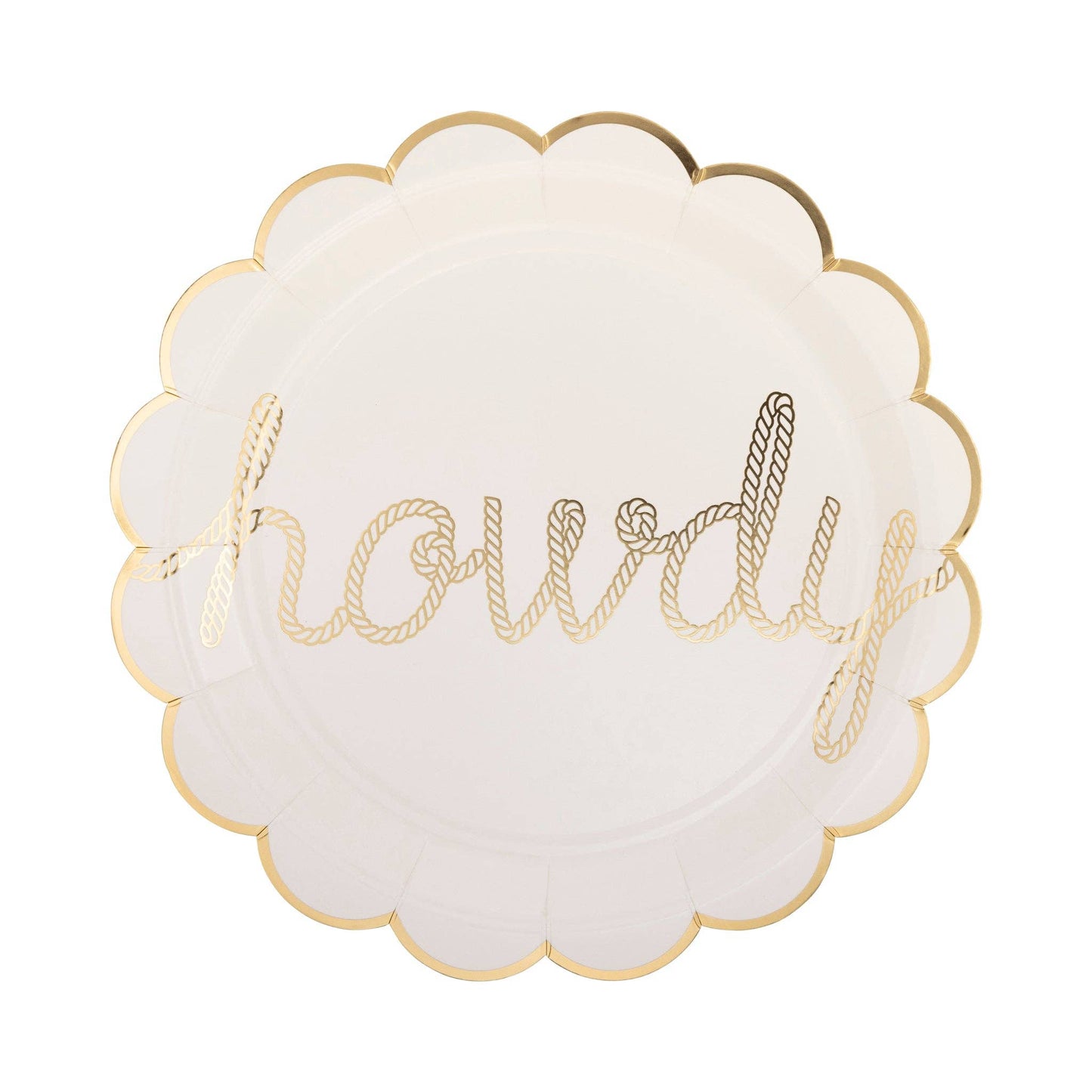 HOWDY PAPER PLATE