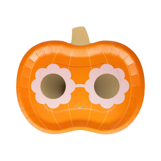 GROOVY PUMPKIN PLATES