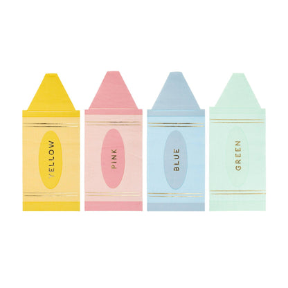 CRAYON NAPKIN SET