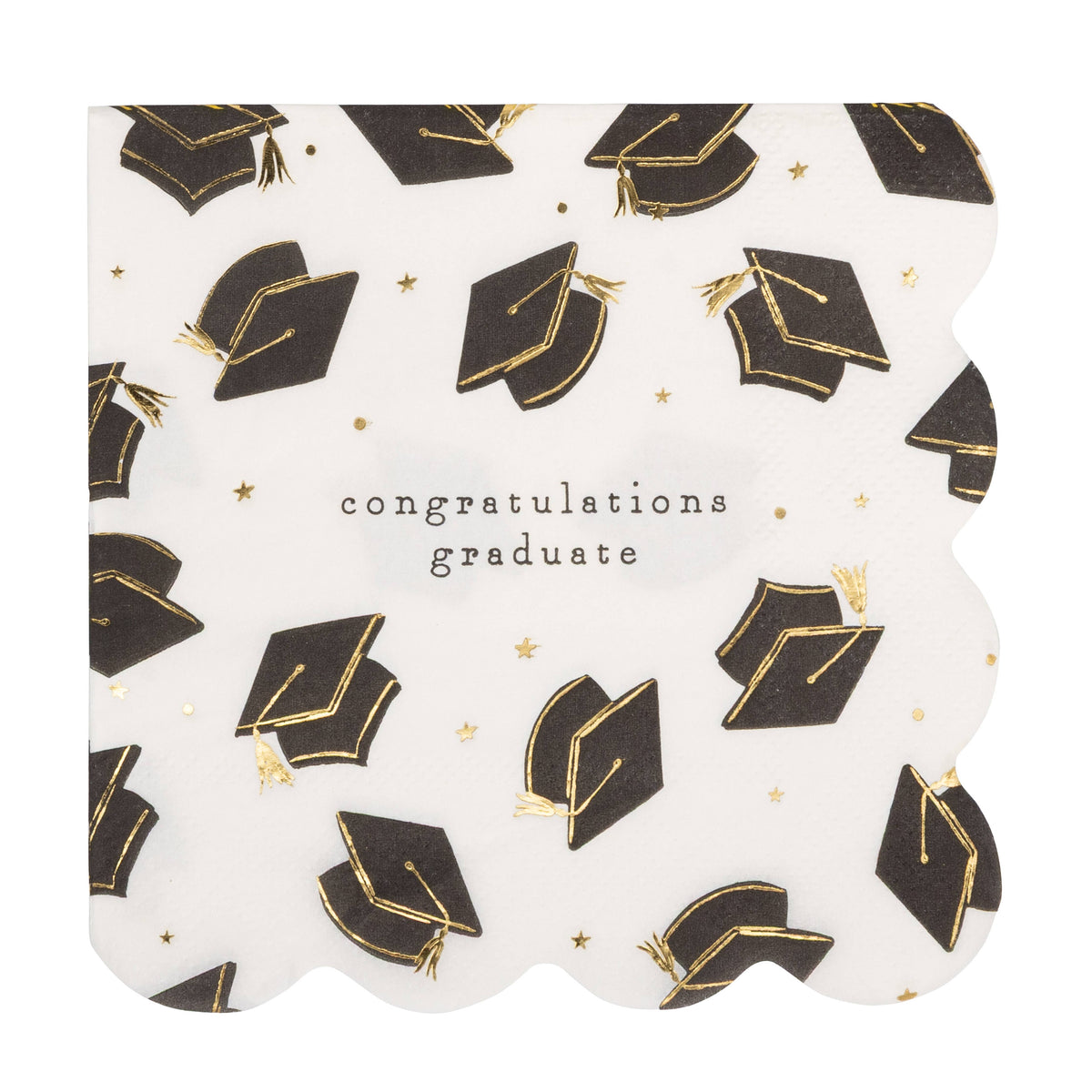 SCATTERED GRAD HAT NAPKINS