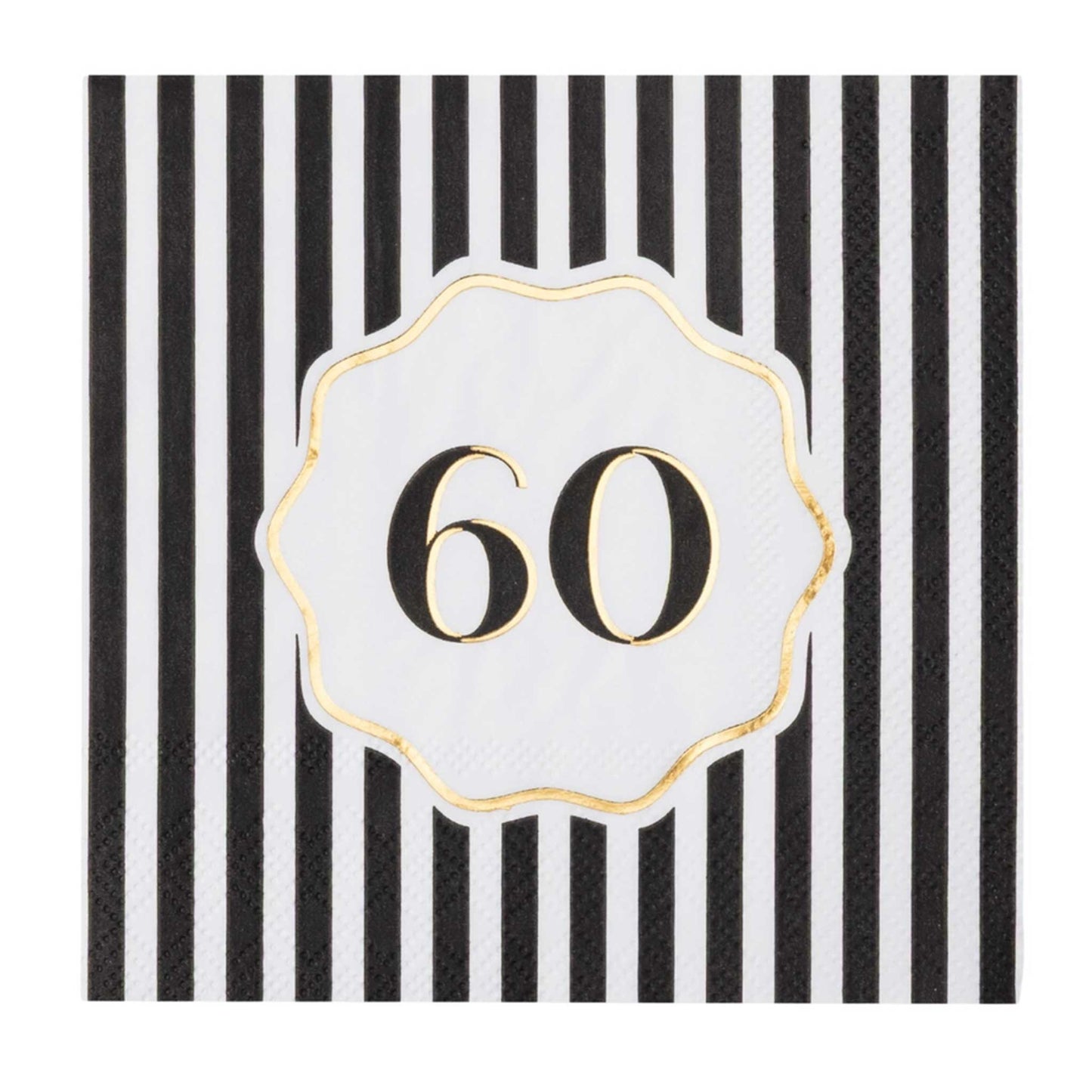 60TH BIRTHDAY NAPKINS