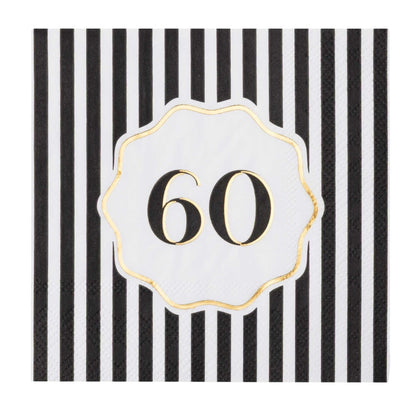 60TH BIRTHDAY NAPKINS