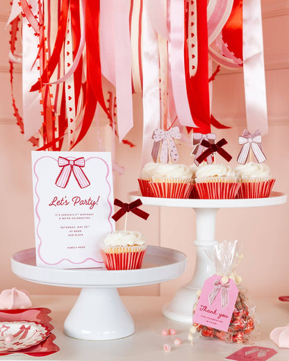 BOW CUPCAKE KIT