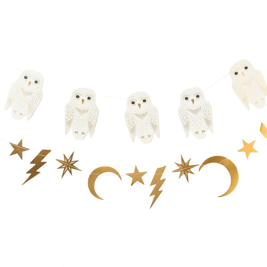 SPELLBOUND OWL BANNER SET