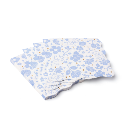 FLORAL BLUE BEAR NAPKINS