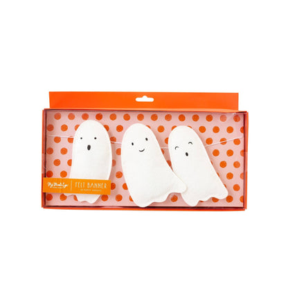 GHOST PUFFY FELT BANNER