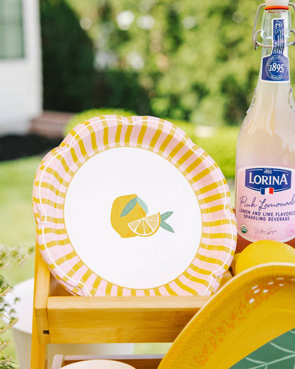 STRIPED LEMON PLATES