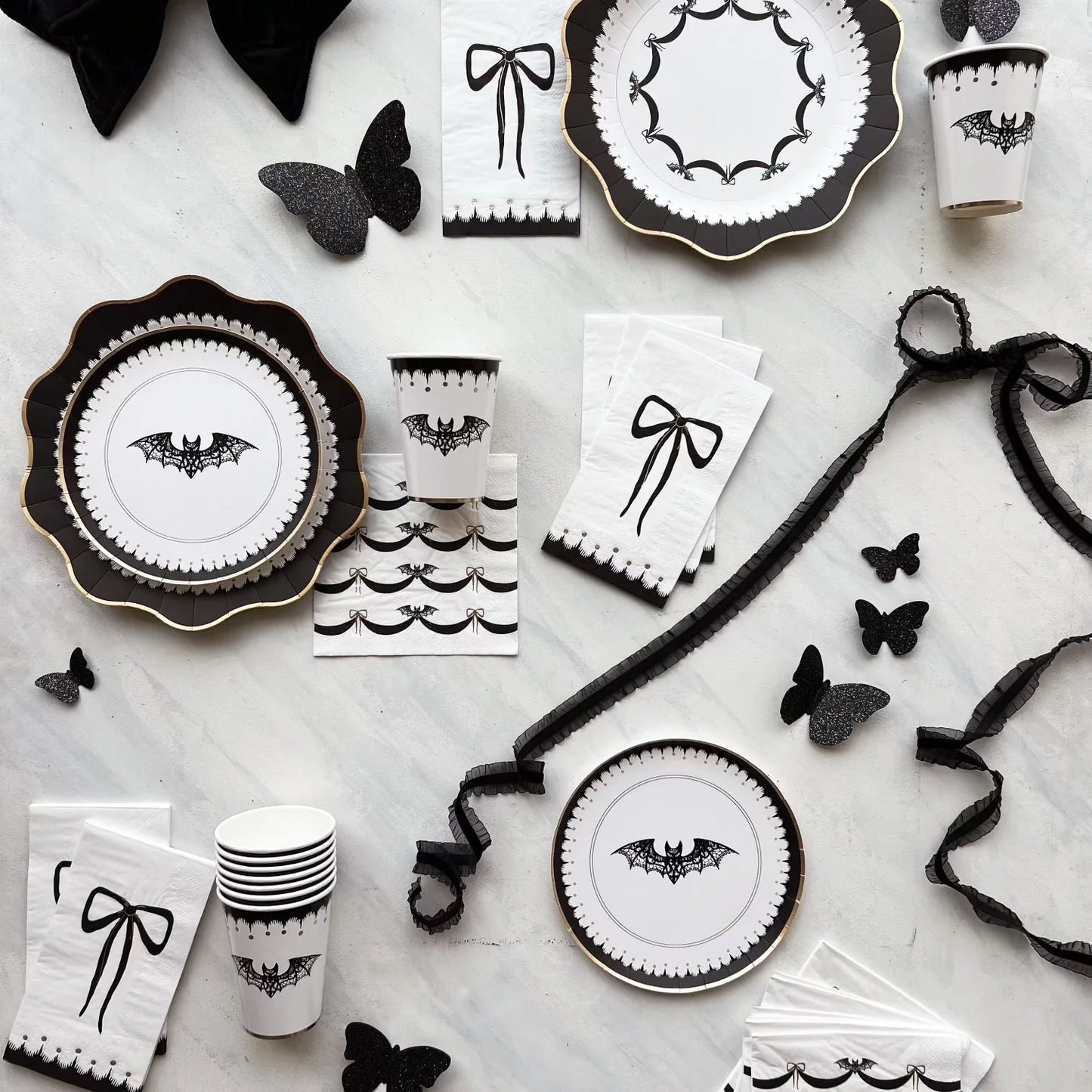 ELEGANT HALLOWEEN PLATES