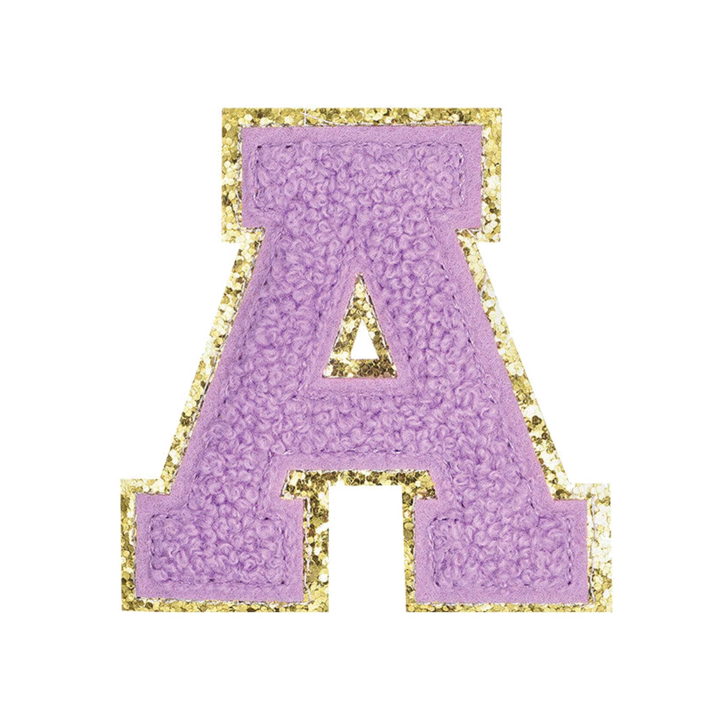 PURPLE VARSITY CHENILLE LETTERS A-Z