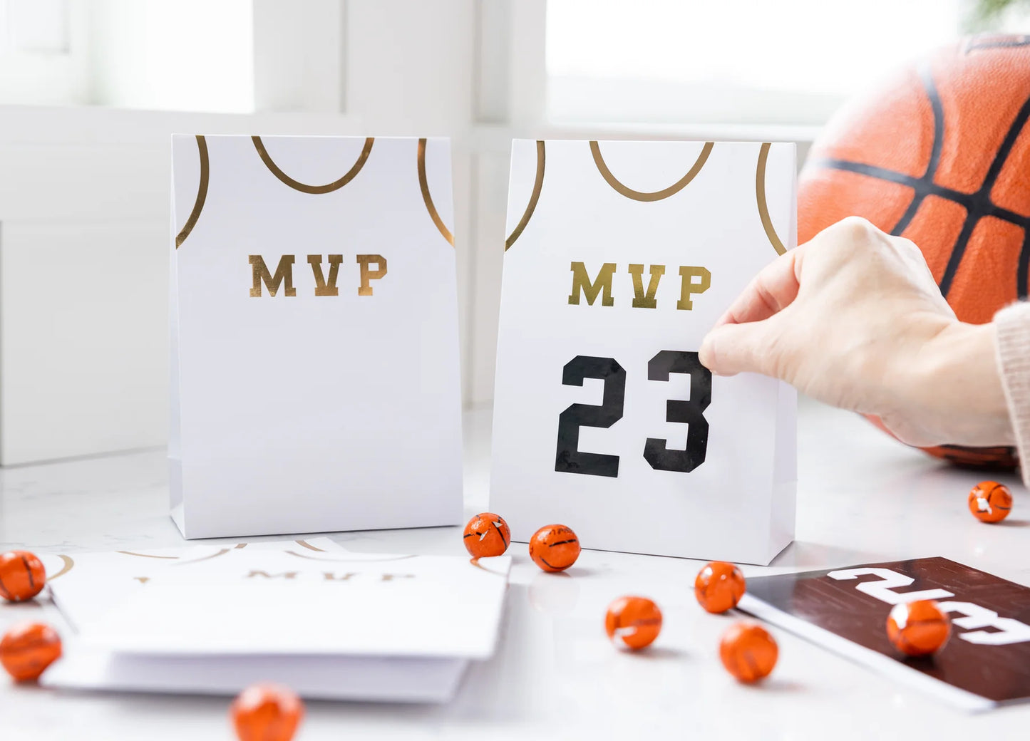 BASKETBALL JERSEY FAVOUR BAG