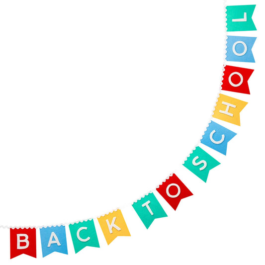 BACK TO SCHOOL FELT BANNER