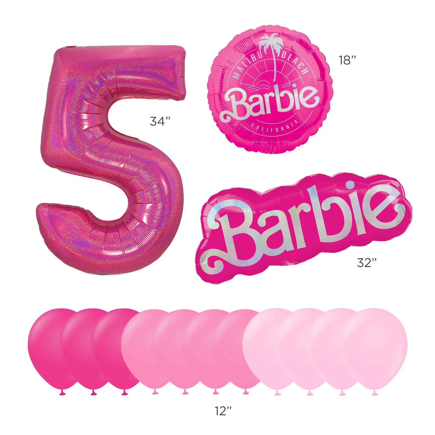 BARBIE HELIUM BOUQUET