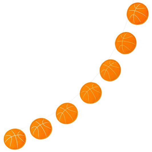 BASKETBALL FELT BANNER