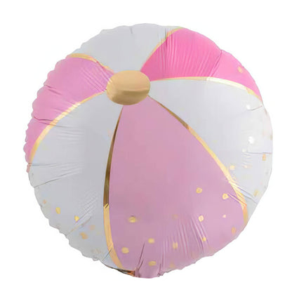 BLUE BEACH BALL FOIL BALLOON