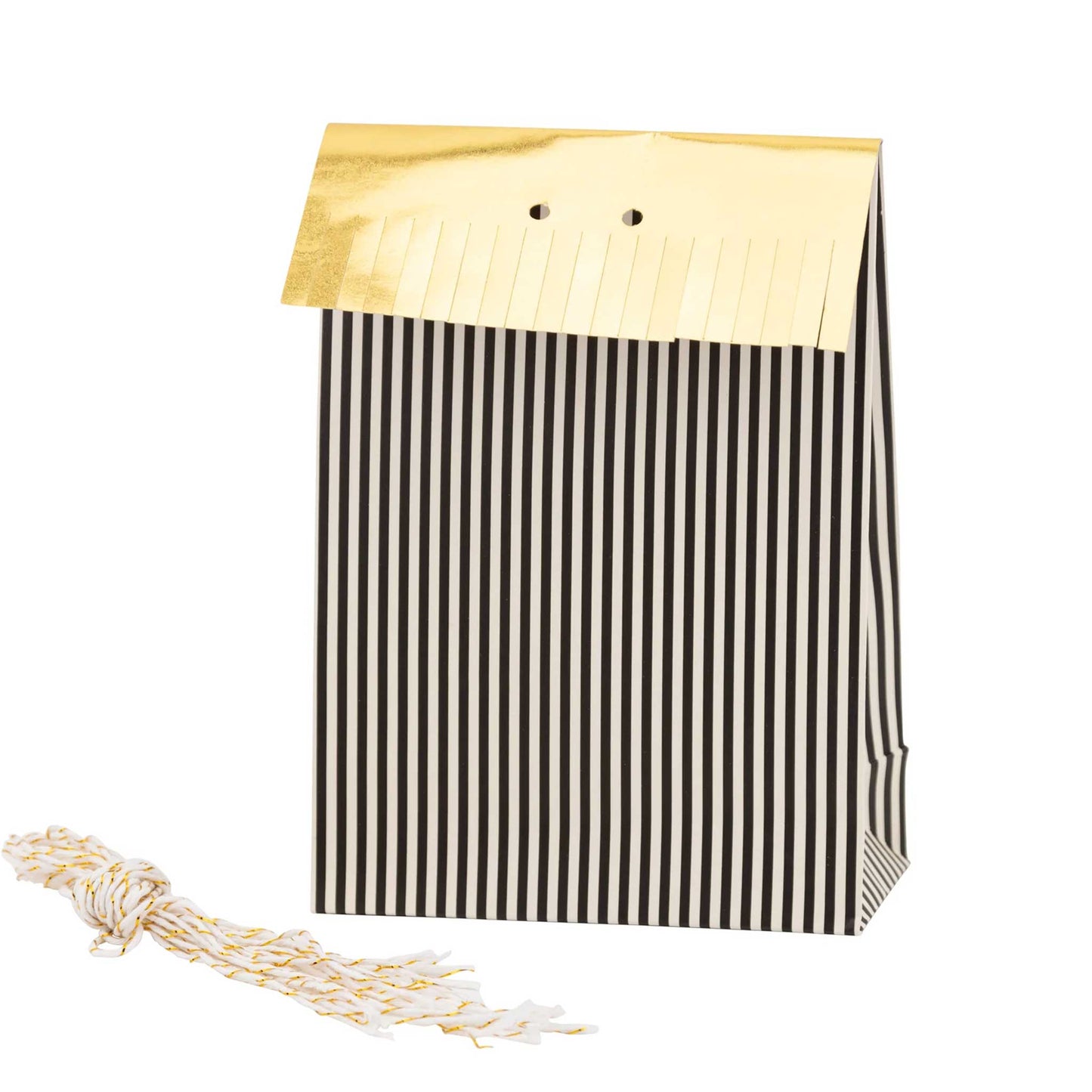 BLACK AND GOLD TREAT BAGS