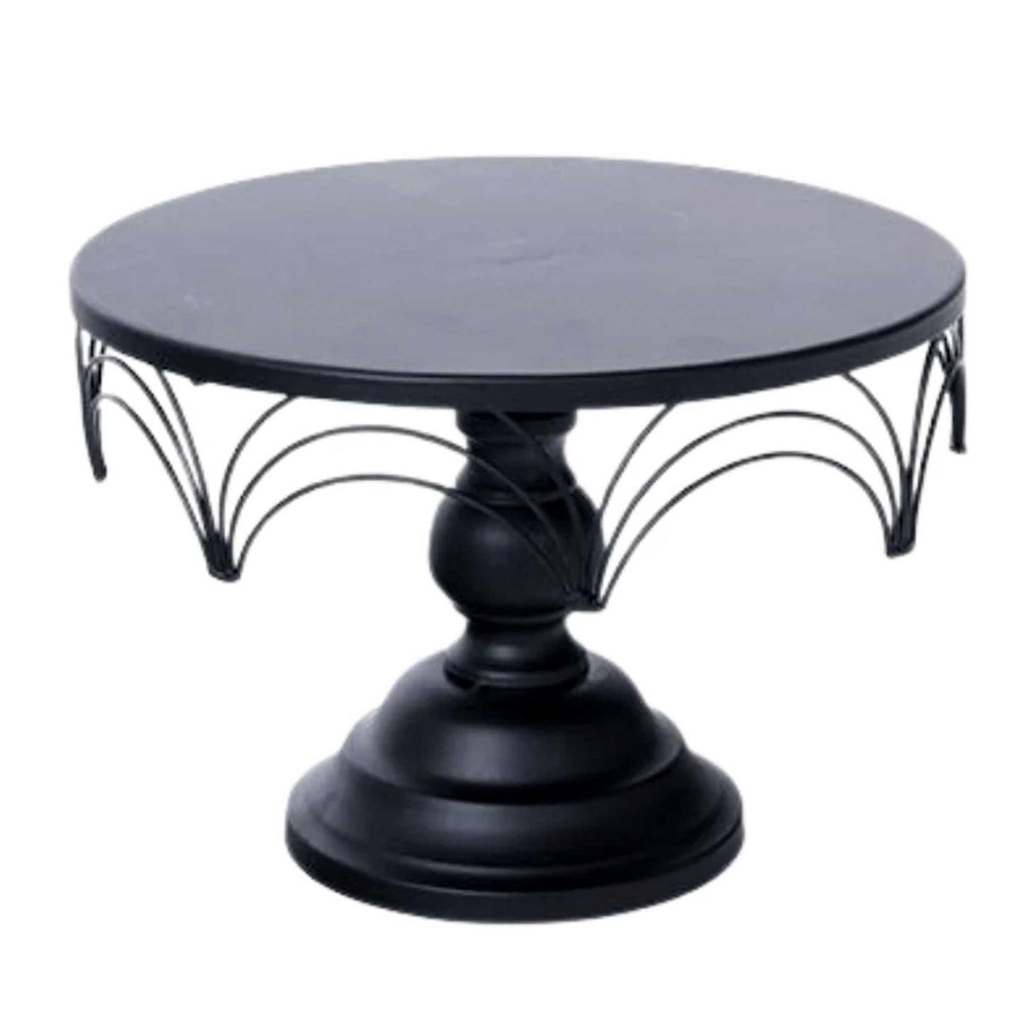 BLACK WEB CAKE STAND