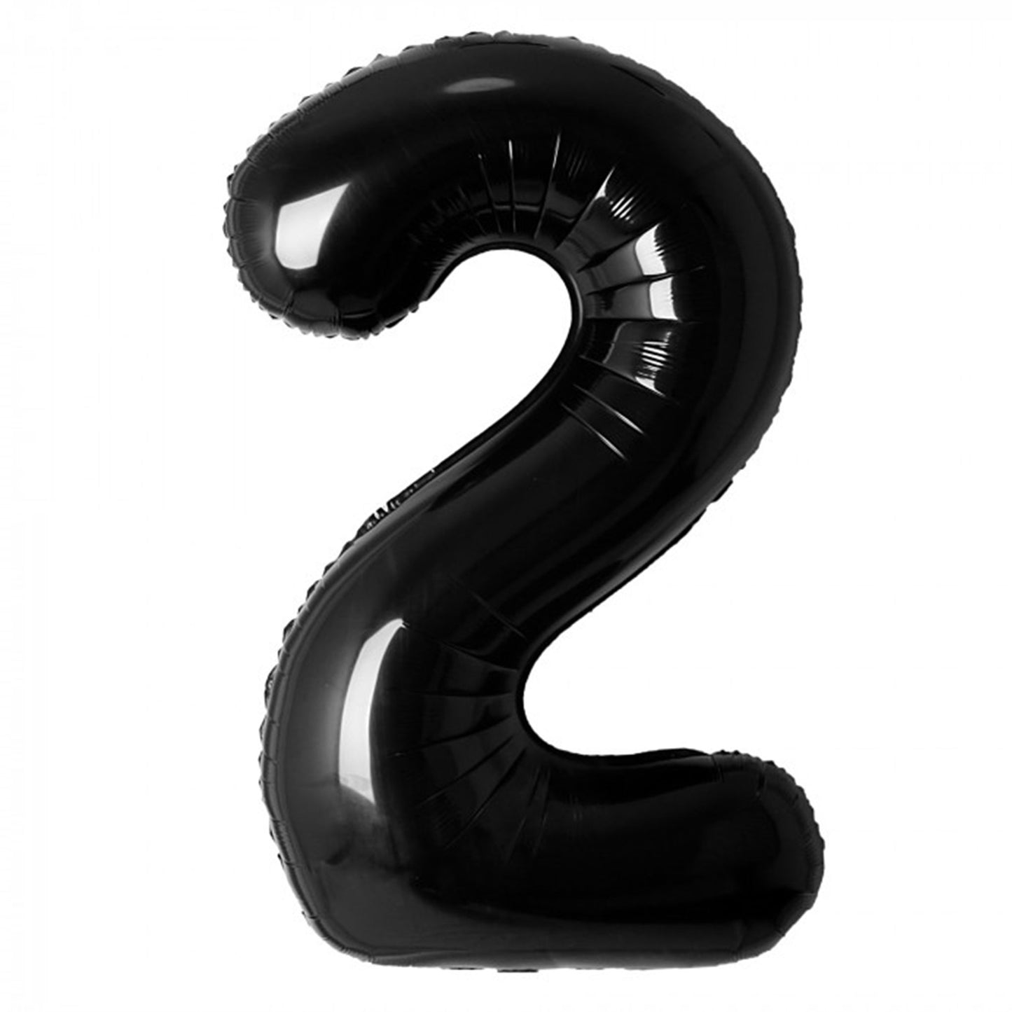 BLACK NUMBER FOIL BALLOON