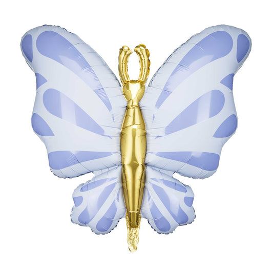 BLUE BUTTERFLY FOIL BALLOON