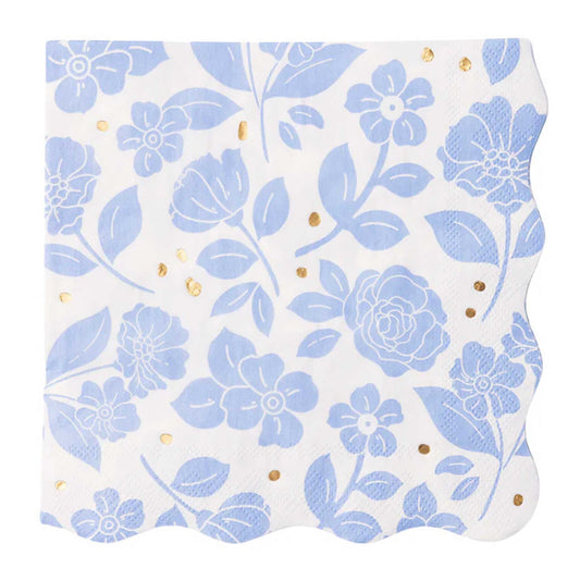 BELLE BLUE FLORAL NAPKINS