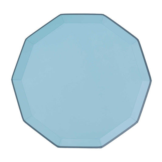 BLUE DECAGON PLATES