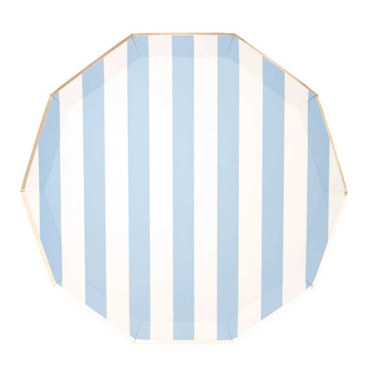 SKY BLUE STRIPE PLATES