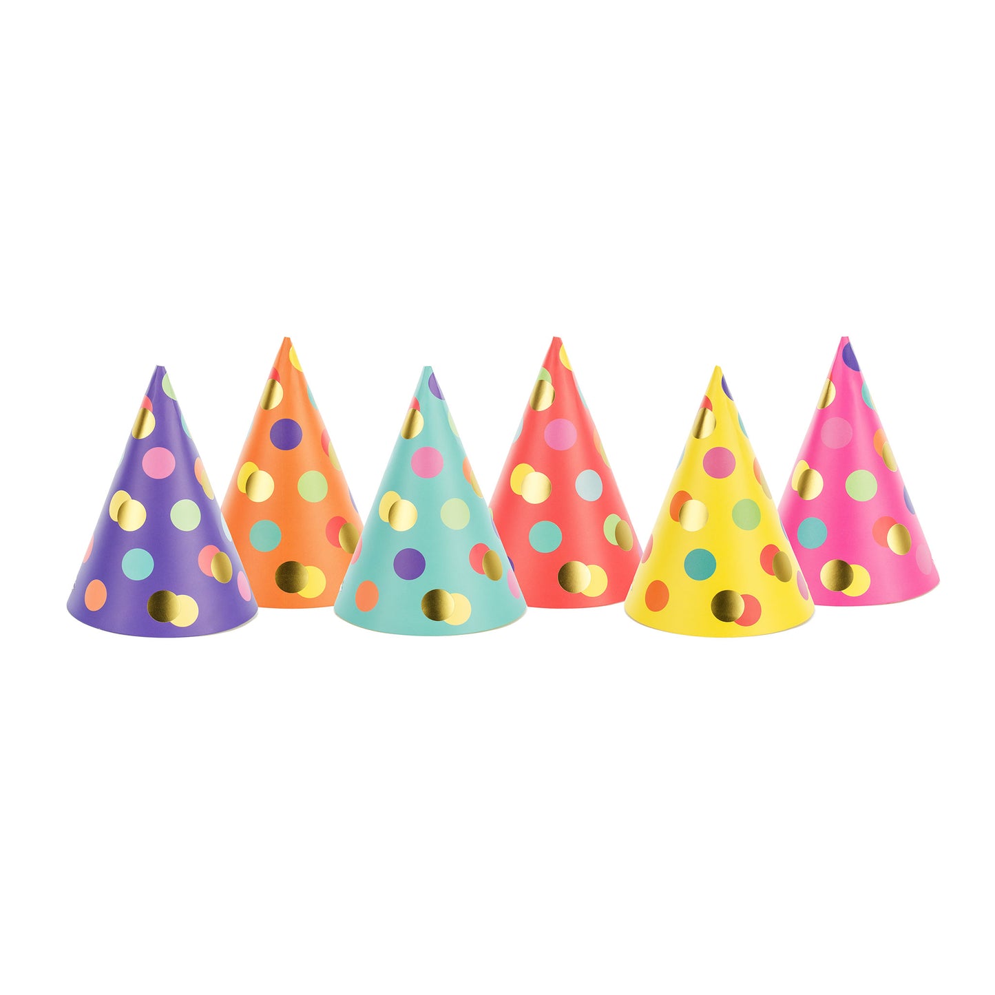 POLKA DOT PARTY HATS