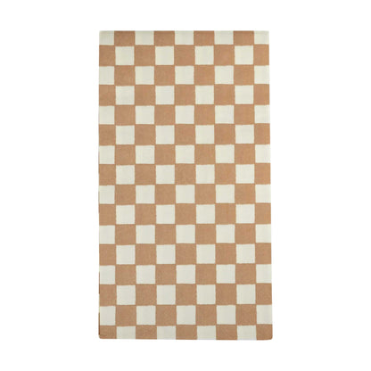 BROWN CHECKER NAPKIN