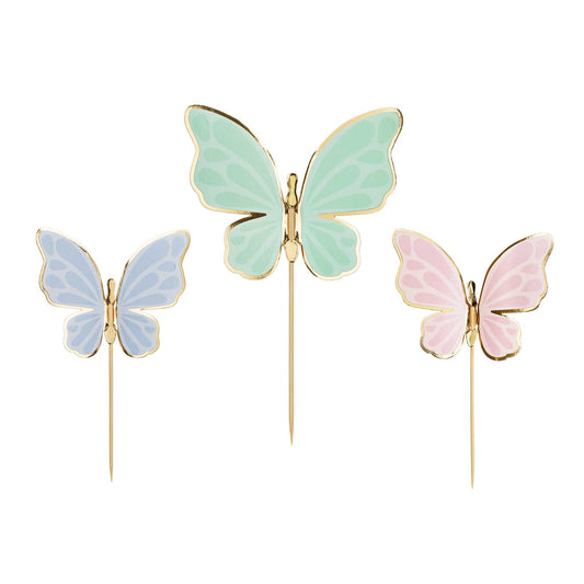 BUTTERFLY CAKE TOPPERS