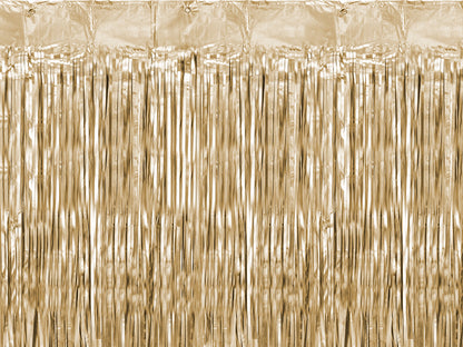 CHAMPAGNE FRINGE CURTAIN