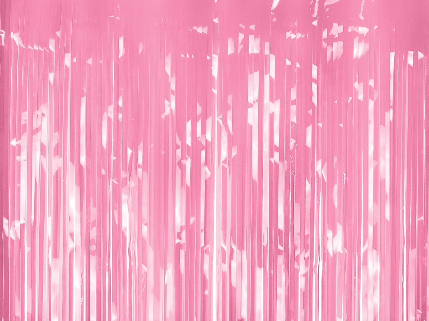 PINK FRINGE CURTAIN