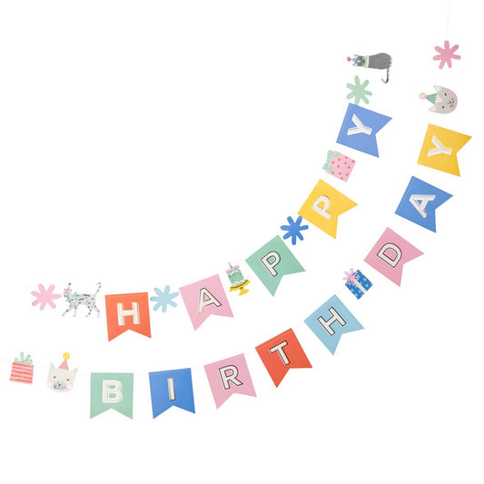 CAT BIRTHDAY BANNER