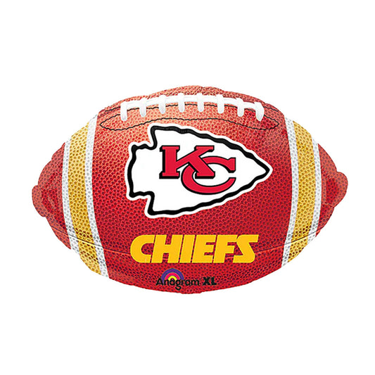KANSAS CITY CHIEFS FOOTBALL FOIL BALLOON