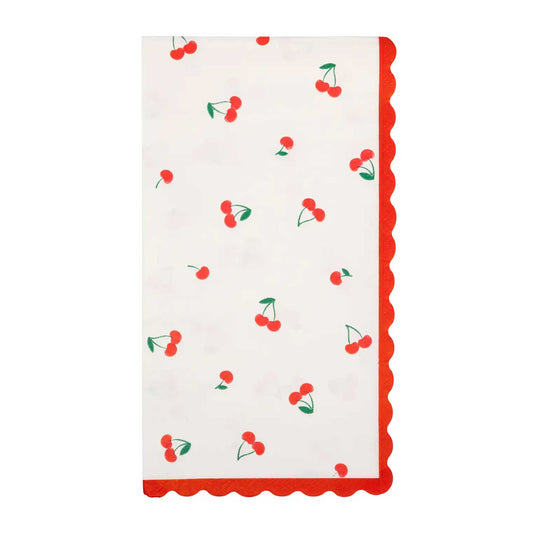 SCALLOPED CHERRY NAPKINS