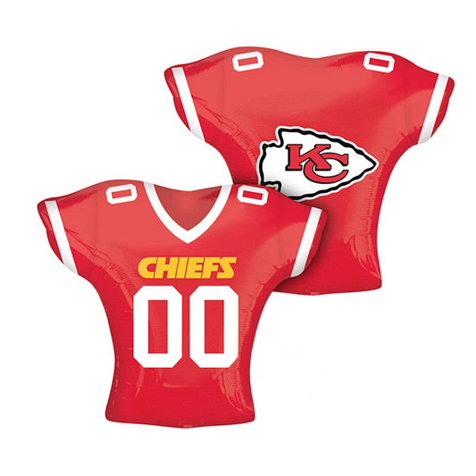 KANSAS CITY CHIEFS JERSEY FOIL BALLOON