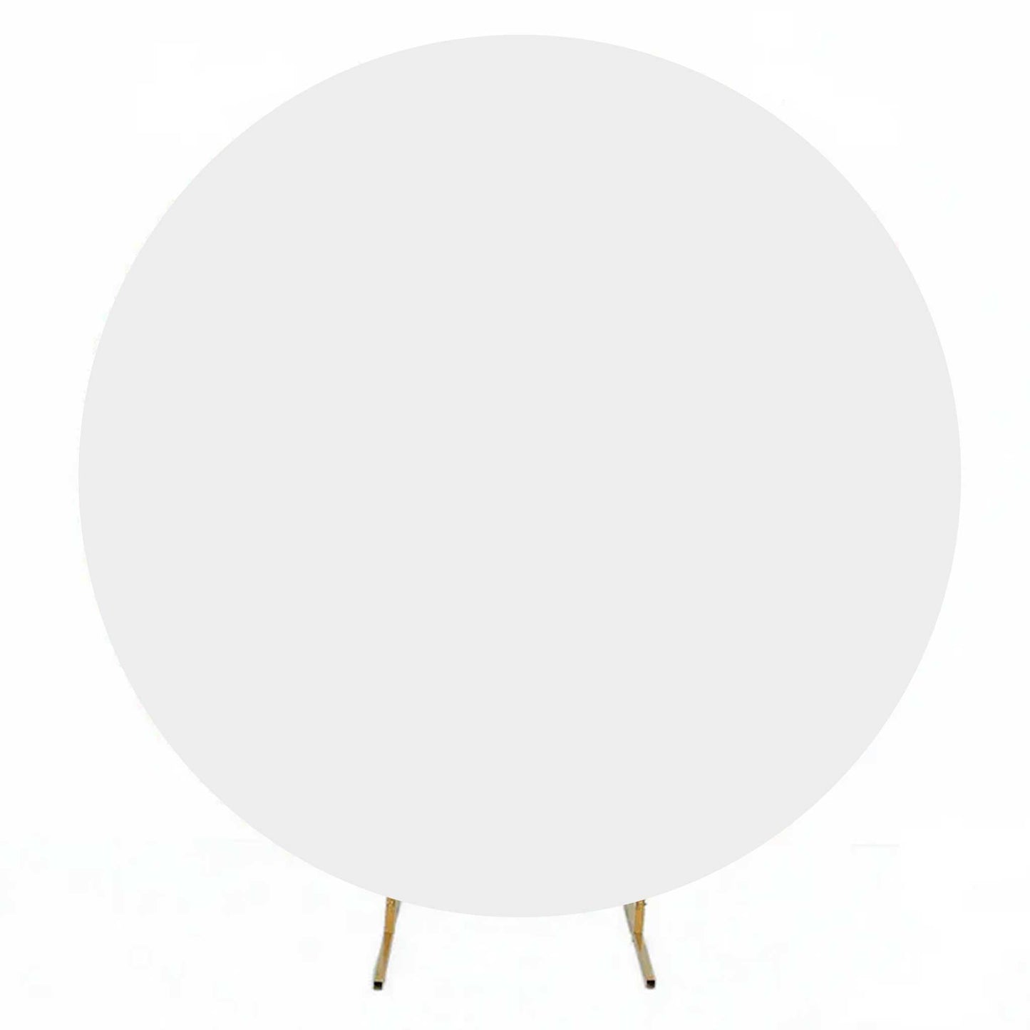 WHITE CIRCLE BACKDROP