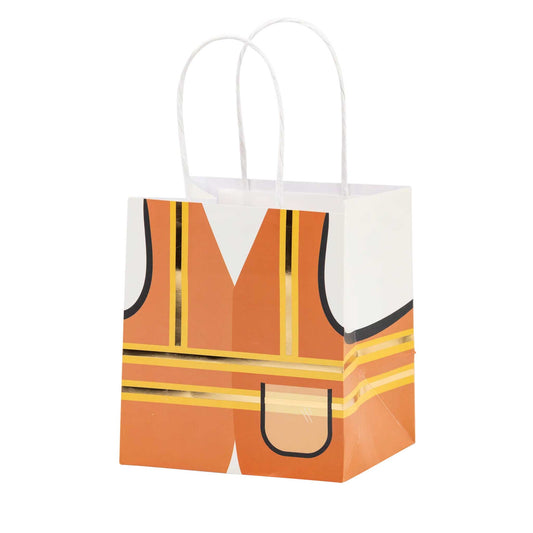 CONSTRUCTION VEST TREAT BAGS