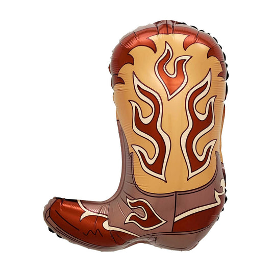 COWBOY BOOT FOIL BALLOON