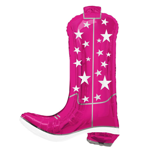 COWGIRL BOOT FOIL BALLOON