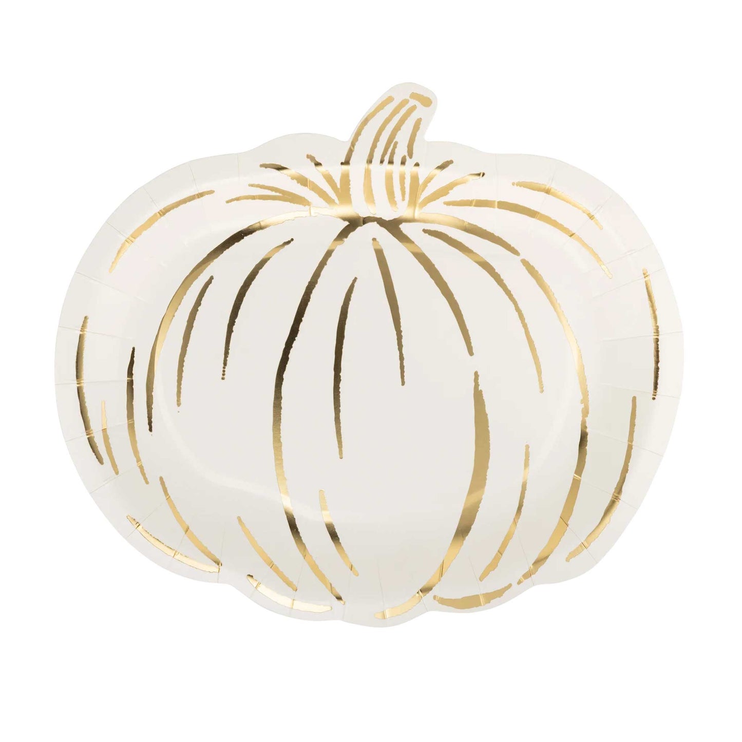 CREAM PUMPKIN PLATES